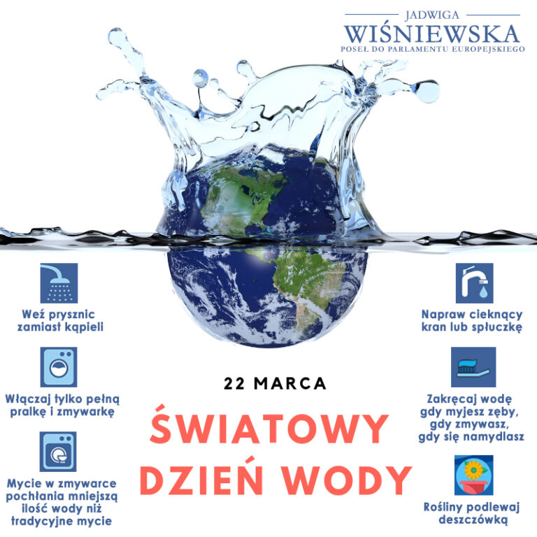 Europoseł Jadwiga Wiśniewska o wodzie